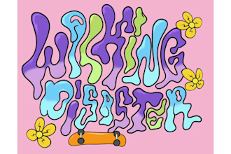 unique funky typography logo fast delivery