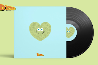 design your custom album cover art free animation