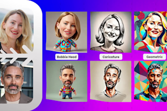 create a custom ai generated talking avatar, animated character video