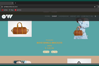 custom minimalist website design for small business