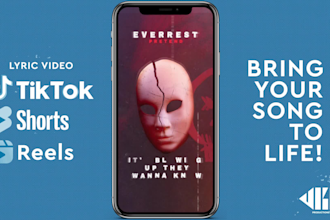 create a tiktok lyric video for your song