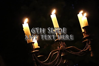 create a scary paranormal promo video