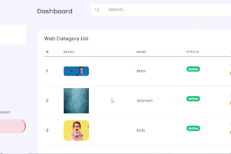 build web application in bootstrap, jquery, php, laravel and mysql