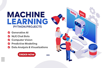 do machine learning, deep learning, nlp, ai and data science python projects