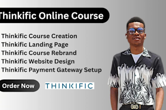 design thinkific online course thinkific website design sales funnel, promotion