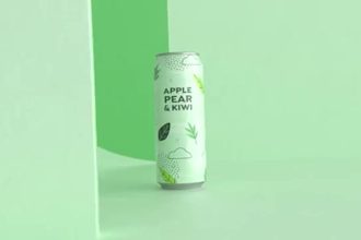 do3d new year ads product beverages can soda animation 3d bottle design 3d wine