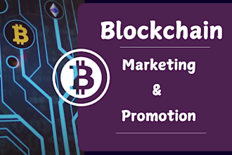 write blockchain articles marketing crypto nft ico defi token sales promotion