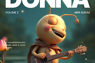 design stunning album or single cover artwork