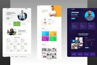 do enagaging personal portfolio website
