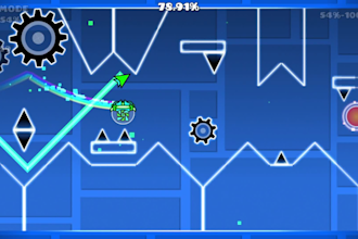 create a geometry dash layout for you