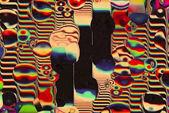 4k 3d abstract animation 3d geometric loop houdini visualart vj loop animation