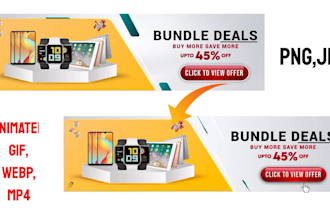 design or animate static images into gif,webp or mp4 with custom animation