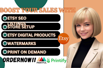 do etsy watermark and etsy product seo listing