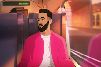make 2d music video 2d short film, 2d cartoon animation, animated fighting style