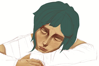draw arcane semirealistic digital art style for you