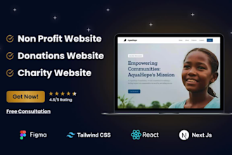 nonprofit website for donations, charity, ngo, fundraising, 501c3, crowdfunding