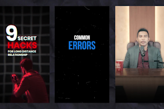 engaging instagram reels and youtube shorts video edits