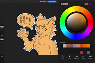 draw custom telegram furry sticker nsfw furry sticker discord animated sticker