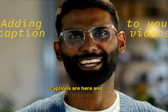 add german french english subtitles and captions to your video