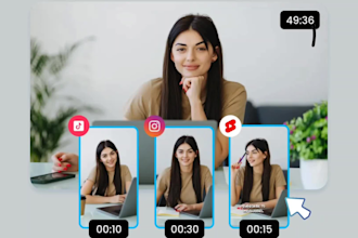 convert long videos or podcast to youtube shorts, reels, tiktoks with subtitles