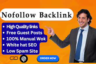 deliver SEO friendly nofollow backlinks for link building
