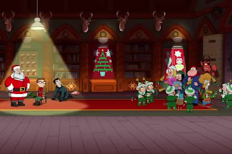 3d christmas animation 3d new year video 3d kids videos