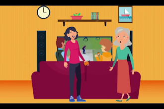 create 2d animation of any characters and objects