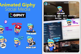 make an awesome animated GIF sticker for instagram story