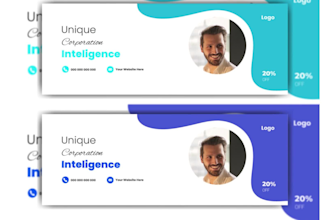 design facebook, linkedin, and twitter headers, covers
