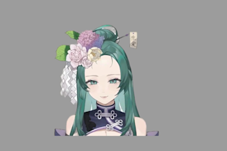 design and rig live2d vtuber, vtuber model vtuber commission 2d anime