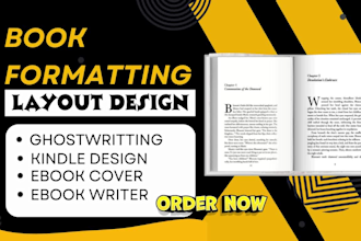 design, write, edit format fiction novel nonfiction book memoir poetry romance