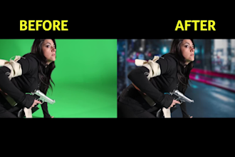 edit your video quickly, green screen, music clip
