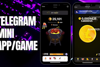 develop telegram mini app hamster kombat clone tapswap bot telegram mini game