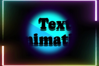 create custom text animation,kinetic typography,3d animation