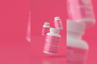 render 3d supplement animation, 3d supplement bottle design, 3d bottle rendering