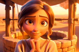 create animated ai disney pixar, cartoon character 3d animation in disney style