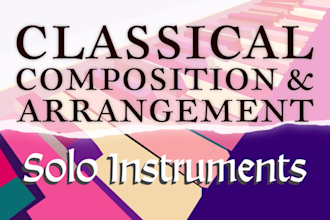 compose or arrange music for piano or any solo instrument