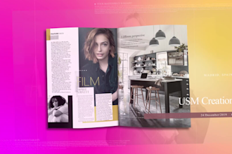 create your magazine or 3d book promo animated video