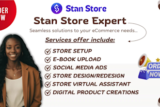 setup stan store, digital products, upload courses, stan store promotions