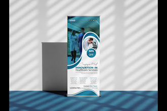 do modern roll up, pull up, billboard designs
