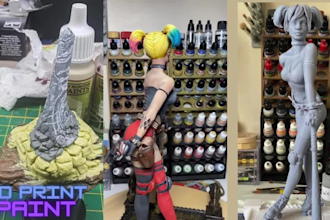 3d print and paint tabletops figures custom fantasy miniature painting 40k dnd