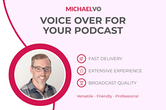 record a voice over for your podcast