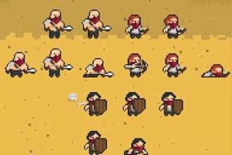 do 8 bit 16 bit pixel art animation for game character design and 2d minecraft