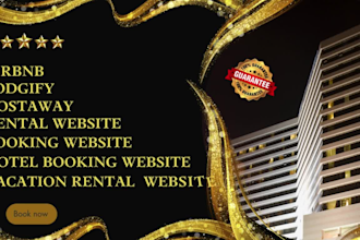 build airbnb website, vacation rental, hotel booking website, hostaway, lodgify