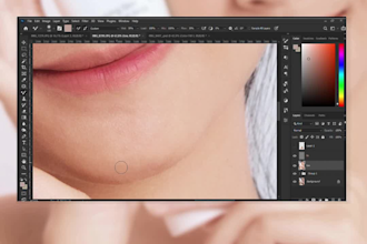 do photoshop editing, highend beauty photo retouching
