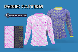 sewing seamless textile and clothing pattern design