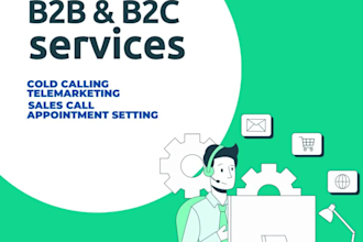 do telemarketing cold calls and set appointments