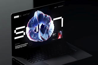 interactive 3d animated website 3d animated webflow 2d landing page spline 3js