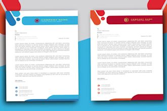 letterhead business card and stationery design
