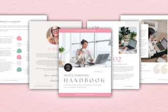 design ebook, workbook, lead magnet, and canva template